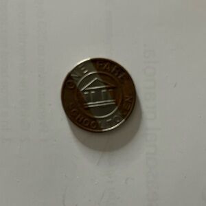 Two-Tone Septa School token Coin with Unique Design